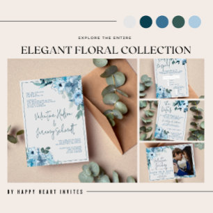 Cintas Para Invitaciones Novia y Groom Nombres Invitación a la Boda Verde a