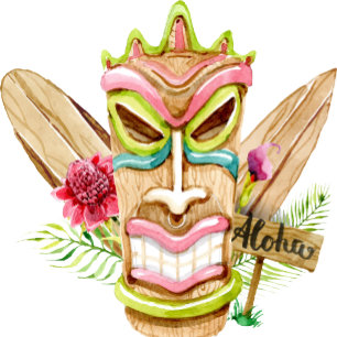 Invitaciones del Partido Tiki de Hawái