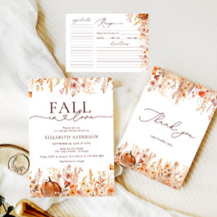 Tarjeta de agradecimiento de Boho Fall