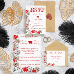 Tarjeta de respuesta del Boda de Las Vegas