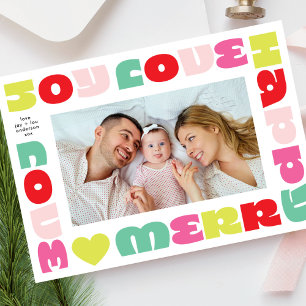 Tarjeta Festiva deseos de luminosidad modernos   navidades una fot