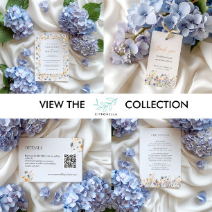 Invitación Flor salvaje Boho Spring   FOTO Boda botánico