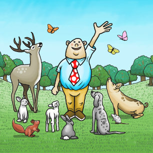 Invitación Llamando a Todos los Animales de Fiesta Cumpleaños