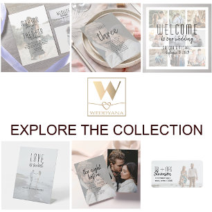 Menú de fotos de boda