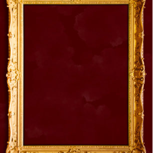 Invitación Borgoña de lujo y Boda real de oro