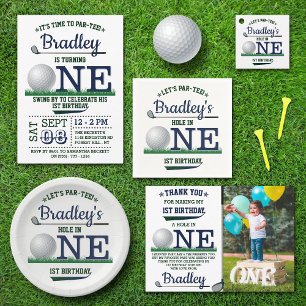 Servilleta De Papel Golf PAR-TEE Primer cumpleaños