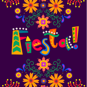 Invitación Todo En Uno Purple Fiesta Floral Baby Shower