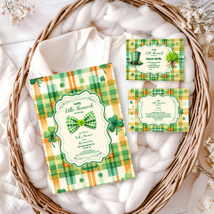 Servilleta De Papel Baby Shower Green Lucky Little Shamrock