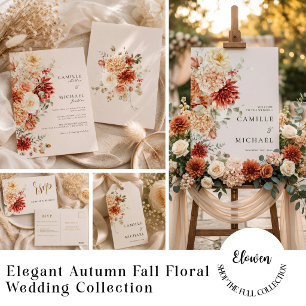 Postal Fall Burgundy Boda Rsvp 