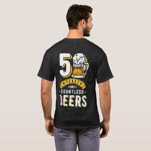 Invitación 50.º cumpleaños 50 años e innumerables cervezas