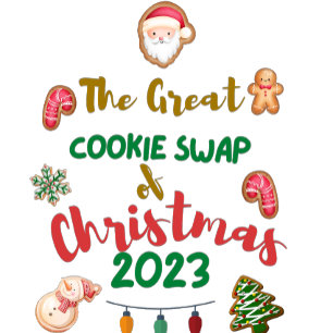 Servilleta De Papel Gran intercambio de Navidades de cookie 2023 - ser