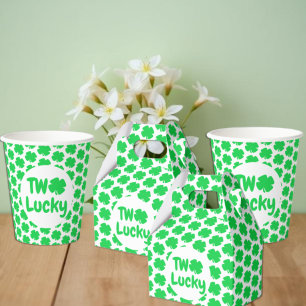 Invitación Dos afortunados cumpleaños del Día de San Patricio