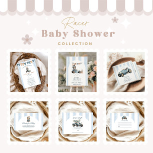 Servilleta De Papel Baby Shower de Blue Racer
