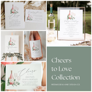 Invitación Saludos para amar a la ducha de novias en ayunas