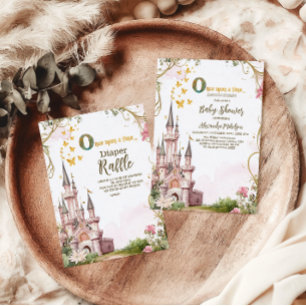 Plato De Papel Pequeña Princesa Real Castillo Baby Shower