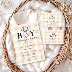 Servilleta De Papel Baby Shower Vintage Baseball Boys