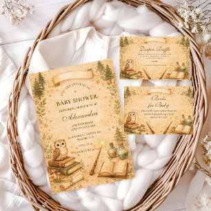 Tarjeta De Recepción Sorteo de Pañales del Mago del Libro de Cuentos En