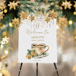 Invitación Galletas y cacao fiesta de té de la ducha de novia
