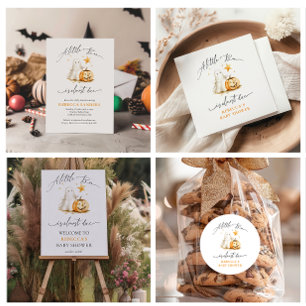 Servilleta De Papel Cuto Ghost Pumpkin Boo Halloween Baby Shower
