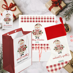 Invitación Dulce Santa Personalizado Navidad Fiesta