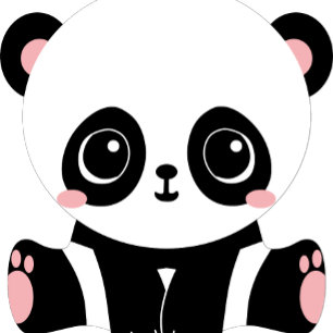 Bebé Adorable Panda Pink Baby Shower Invitaciones