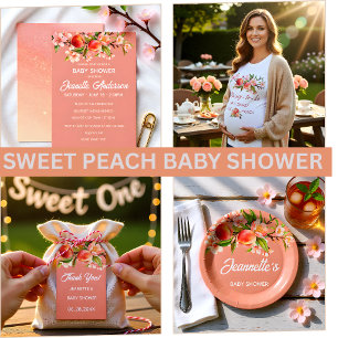 Invitación Dulce Fiesta de Bienvenida para Bebé en el Huerto 