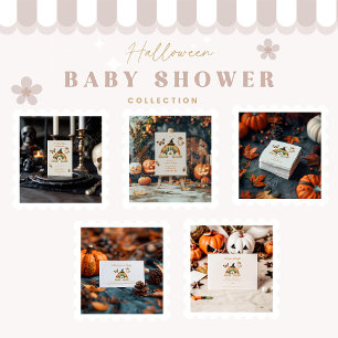 Invitación Baby Shower Neutral de Halloween