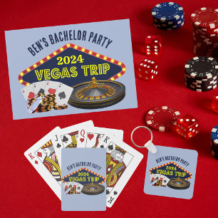 Llavero Personalizable Bachelor Party Las Vegas Trip Casin