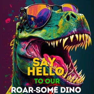 Cojín Decorativo Niños de Dinosaur T Rex