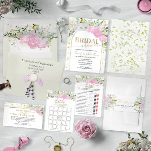 Invitación Dijo Que Dijo Juego Primavera Ducha De Novias