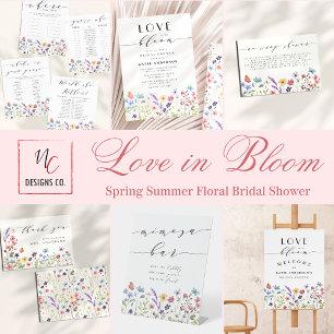 Lámina Verano de primavera floral ¿qué hay en tu juego de