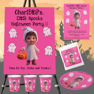 Invitación Fiesta de Halloween de los Pequeños Hablantes para