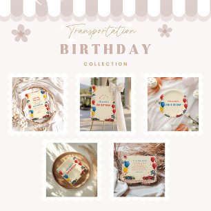 Invitación Dos autos de carrera rápida segundo cumpleaños