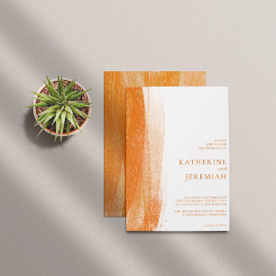 Lámina NARANJA Quemado de Terracota Boho Boda