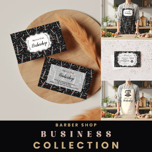 Delantal Patrón de Herramientas Antiguas de Barbería