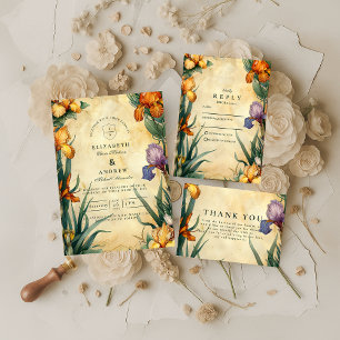 Invitación Boda Floral Tropical y Malhumorada