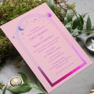 Reserva La Fecha Astronomía del espacio Estrella Mystical Pink Purp