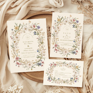 Tarjeta De Agradecimiento Boda Rustic Woodland Fern