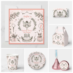 Caja Para Regalos Dreamy Hues and Fairy Wiies: Primer cumpleaños