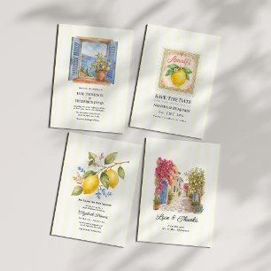 Invitación Despedida de soltera italiana en la Costa Amalfi M