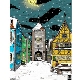 Imán Rothenburg ob der Tauber Germany en Navidades