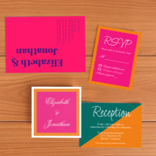 Servilleta De Papel Vibrante Sunrise Boda Minimalista de Mezcla y Coin