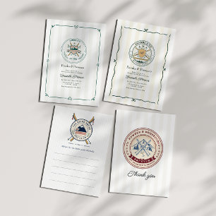 Tarjeta de agradecimiento del Powder & Prosecco Sk