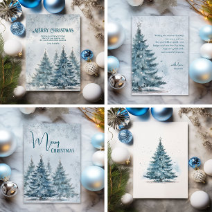 Sello De Caucho Elegante árbol de navidad de invierno