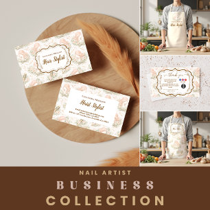 Delantal Peluquero Botánico Vintage