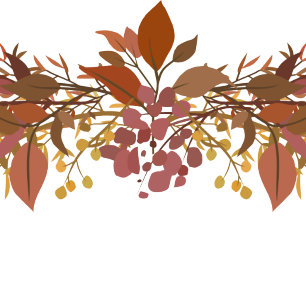 Invitación Hojas otoñales de color de agua Boda