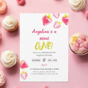 Invitación Fresa Dulce