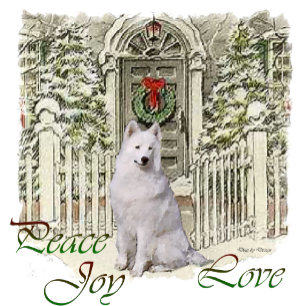 Navidad del samoyedo