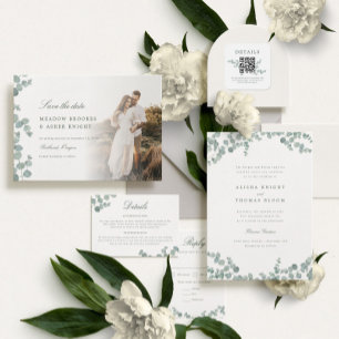 Pegatina Cuadrada Código QR del Boda de Adelaida