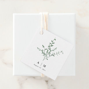 Invitación Boda fotográfico botánico de rama moderna simple